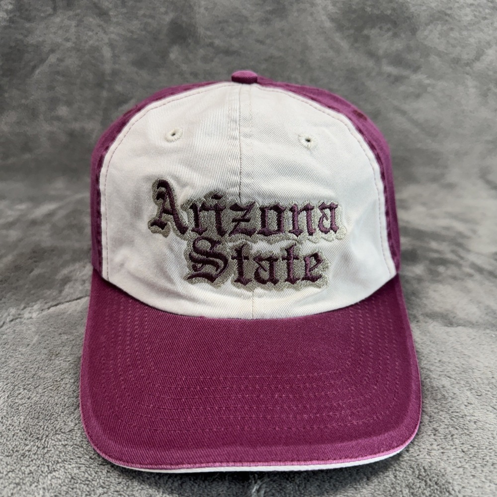 Vintage ASU Sun Devils Hat Gear For Sports Cotton Strap‎ Back Cap